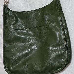 Olive Green Crossbody Messenger Bag
